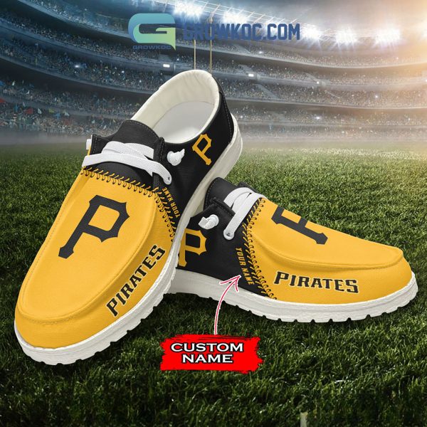 Pittsburgh Pirates MLB Personalized Hey Dude Shoes