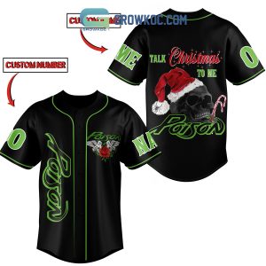 Poison 40th Anniversary 1983 2023 Memories Personalized Baseball Jersey