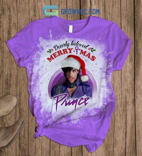 Prince Dearly Beloved Merry X Mas Pajamas Set