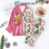 Princess Peach Merry Christmas Pajamas set