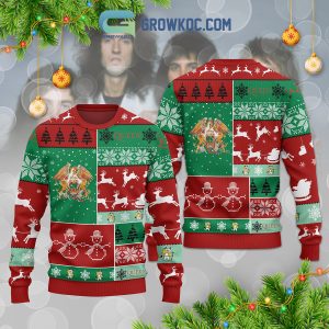 Queen Bohemian Rhapsody We Are the Champions Thank God It’s Christmas Custom Name Number Personalization Christmas Ugly Sweater