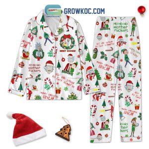 Rick And Morty Merry Rickmas Tis’ The Season To Get Schwifty Pajamas Set
