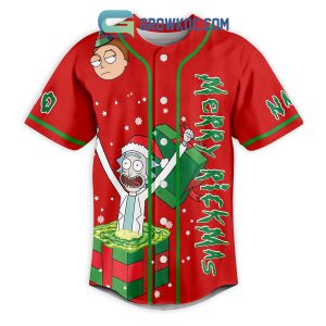 Rick And Morty Tis The Season To Get Schwifty Personalized Baseball Jersey