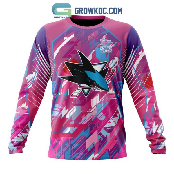 San Jose Sharks NHL Special Design I Pink I Can! Fearless Again Breast Cancer Hoodie T Shirt