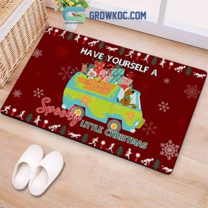 Scooby Doo Have Yourself A Spooky Little Christmas Doormat