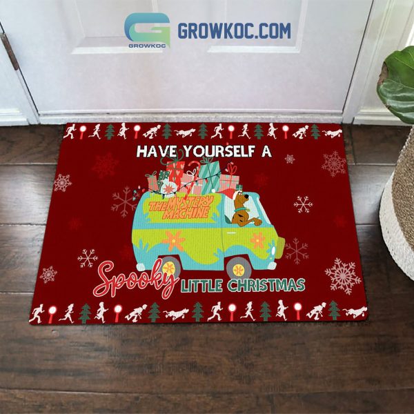 Scooby Doo Have Yourself A Spooky Little Christmas Doormat