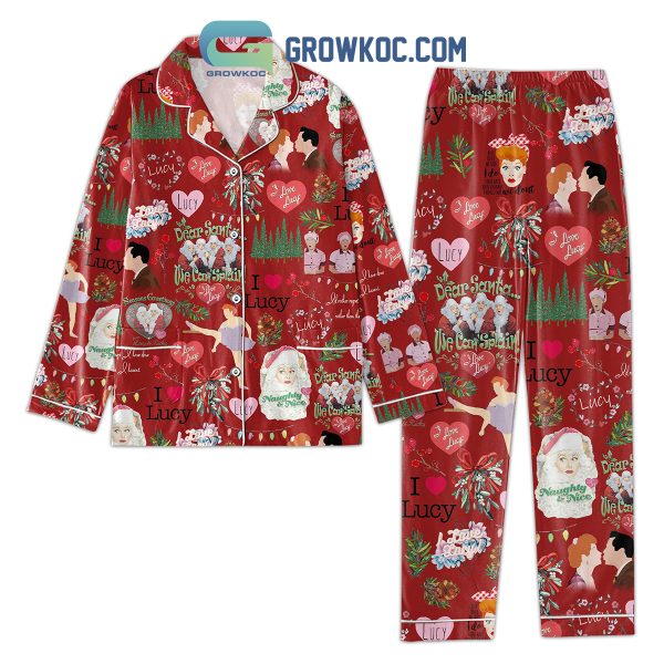 Seasons Greetings From Lucy And Ricky Pajamas Set