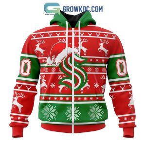 Seattle Kraken Special Santa Claus Christmas Is Coming Personalized Hoodie T Shirt