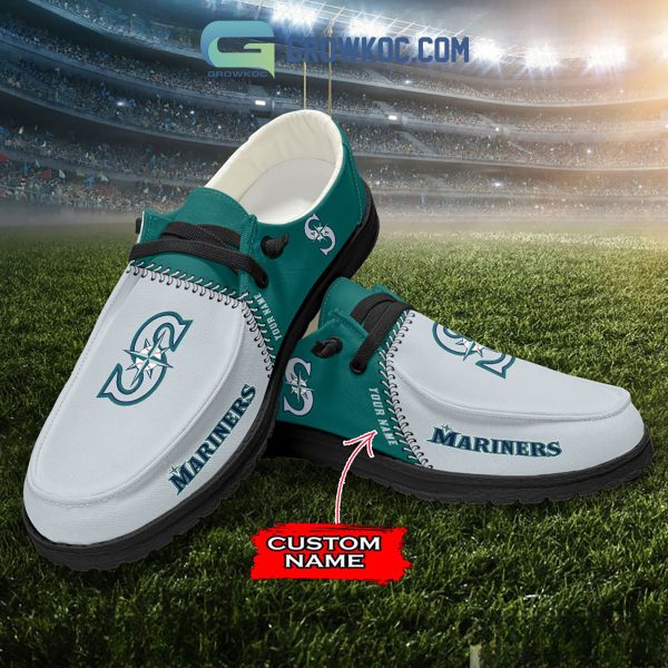 Seattle Mariners MLB Personalized Hey Dude Shoes