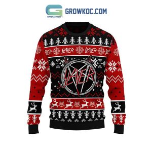 Slayer American Thrash Metal Band Christmas Holidays King  Hanneman Lombardo Araya Ugly Sweaters