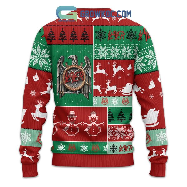 Slayer Christmas Is Coming Ugly Sweater