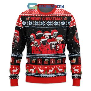 Slipknot Snow Merry Christmas Holiday Ugly Sweater