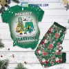 Snoopy At The Christmas Party Happy Holiday Fleece Pajamas Set