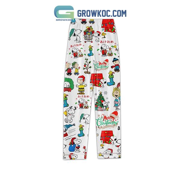 Snoopy Peanuts A Charlie Brown Christmas Pajamas Set