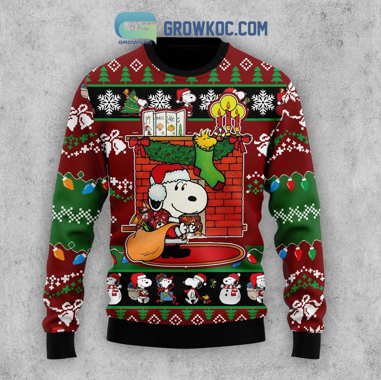 Snoopy Peanuts A Charlie Brown Christmas Ugly Sweater - Growkoc