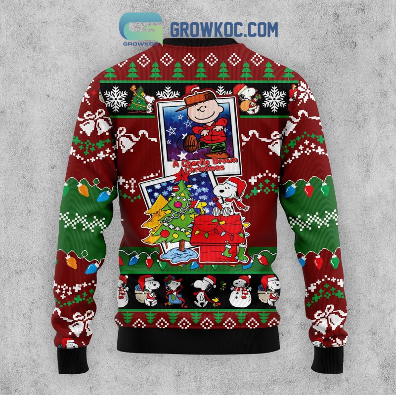 Snoopy Peanuts A Charlie Brown Christmas Ugly Sweater - Growkoc