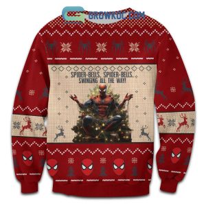 Spider Bells Swinging All The Way Christmas Ugly Sweater