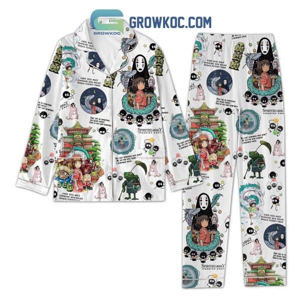 Spirit Ghibli Movie Silk Pajamas Set