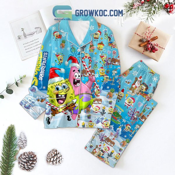 SpongeBob SquarePants Bring It Around The Christmas Tree Pajamas Set