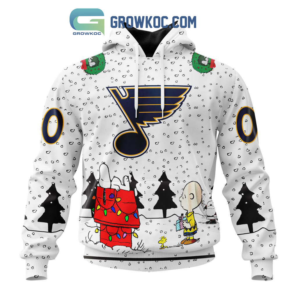 St. Louis Blues NHL Mix Snoopy Peanuts Christmas Personalized