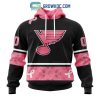 St. Louis Blues NHL Special Style Paisley In October We Wear Pink Breast Cancer Personalized Hoodie T Shirt