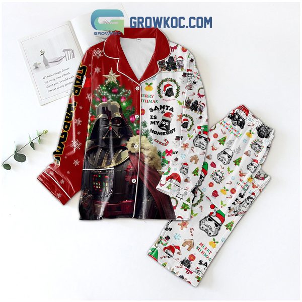 Star Wars Santa Is My Homeboy Merry Christmas Pajamas Set