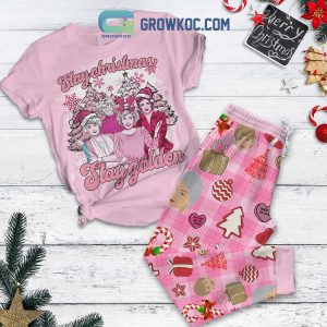 The Golden Girls Happy Holiday Golden Christmas Polyester Pajamas Set