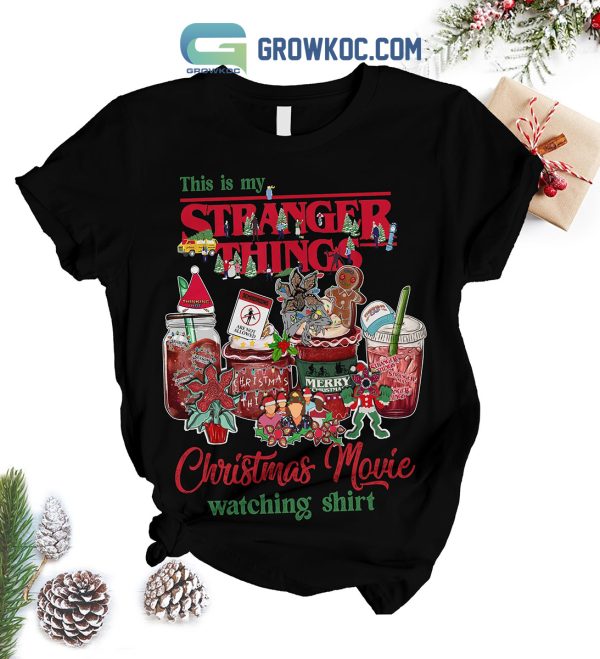 Stranger Things Merry Christmas Demedogs Make Bad Christmas Present Pajamas Set