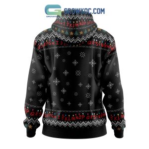 Stranger Things Merry Christmas Zip Hoodie Sweater