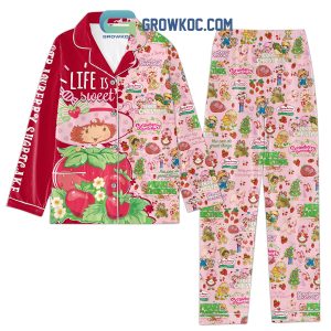 Strawberry Shortcake Merry Christmas You Can Do Great Things Pajamas Set
