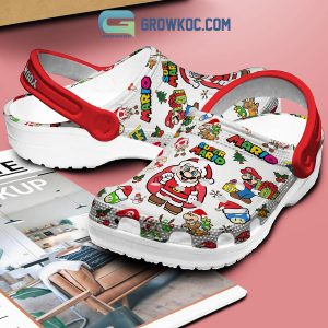 Super Mario Merry Christmas Clogs Crocs
