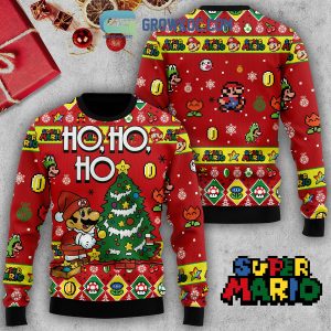 Super Mario Ho Ho Ho Christmas Ugly Sweater