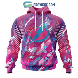Tampa Bay Lightning NHL Special Design I Pink I Can! Fearless Again Breast Cancer Hoodie T Shirt