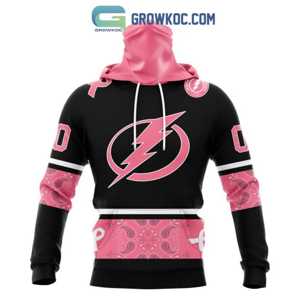 Tampa Bay Lightning NHL Special Style Paisley In October We Wear Pink Breast Cancer Personalized Hoodie T Shirt