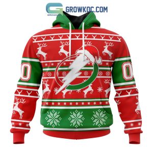 Tampa Bay Lightning Special Santa Claus Christmas Is Coming Personalized Hoodie T Shirt