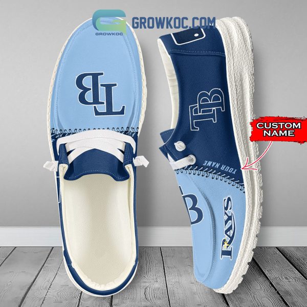 Tampa Bay Rays MLB Personalized Hey Dude Shoes