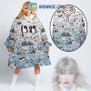 Taylor Swift Evermore Album Champagne Problems Willow No Body No Crime Oodie Hoodie Blanket