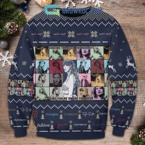 Taylor Swift Dancing Through The Holidays Like You Are On The Era Tours Christmas Ugly Sweater
