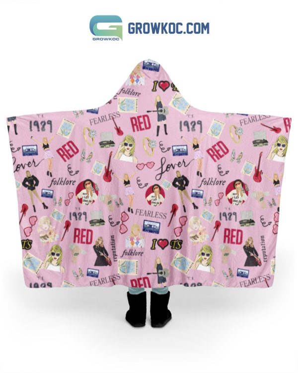 Taylor Swift Fearless 1989 Hooded Blanket