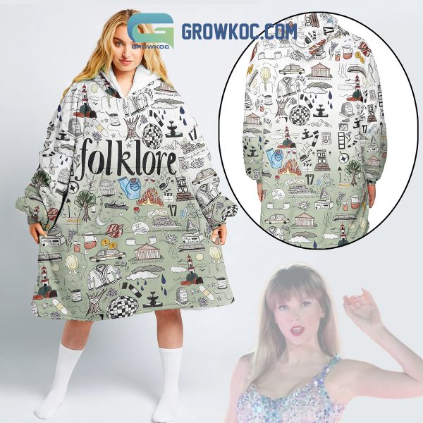 Taylor Swift Folkfore Album Exile August Cardigan Epiphany Oodie Hoodie Blanket