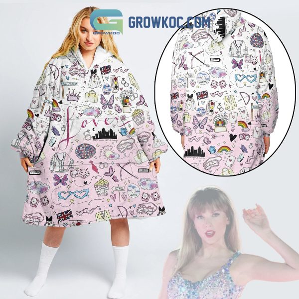 Taylor Swift Lover Album London Boy Welcome To New York Cruel Summer Drawing Costume Oodie Hoodie Blanket