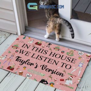 Taylor’s Version In This House We Listen To Taylor Swift Doormat