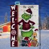 Texas Longhorns NCAA Grinch Football Welcome Christmas House Garden Flag