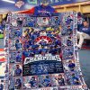 Texas Rangers 2023 World Series Champions Fleece Blanket Quilt