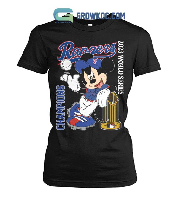 Texas Rangers 2023 World Series Champions Mickey T Shirt