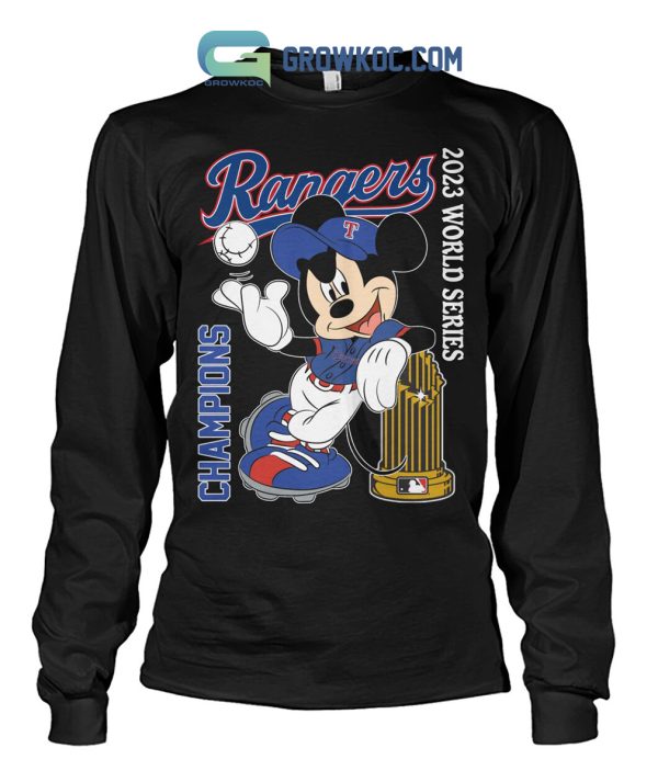 Texas Rangers 2023 World Series Champions Mickey T Shirt