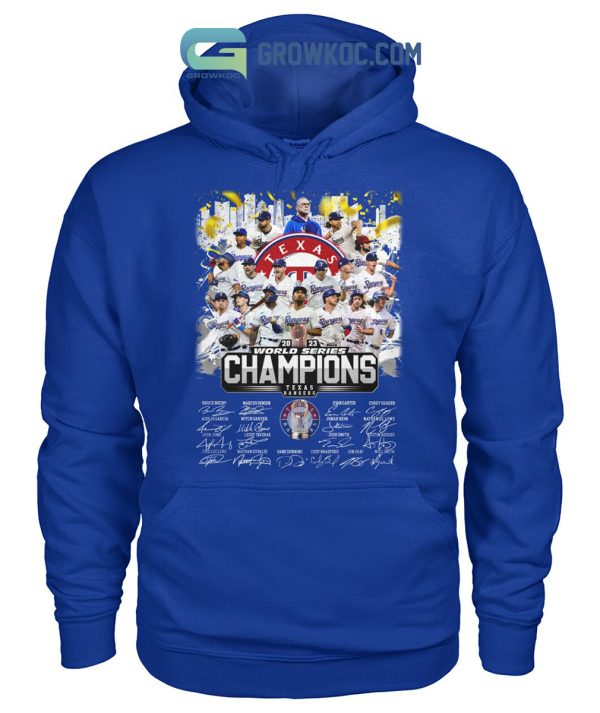 Texas Rangers 2023 World Series Champions Shirt Hoodie Sweater