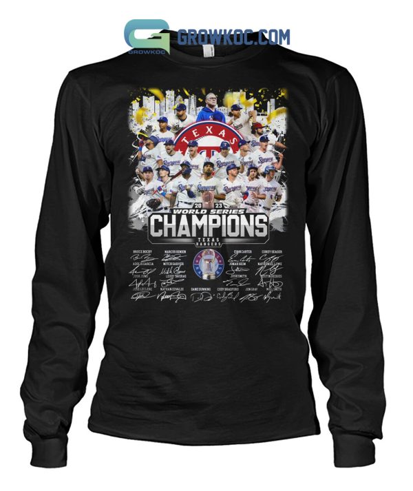 Texas Rangers 2023 World Series Champions Shirt Hoodie Sweater