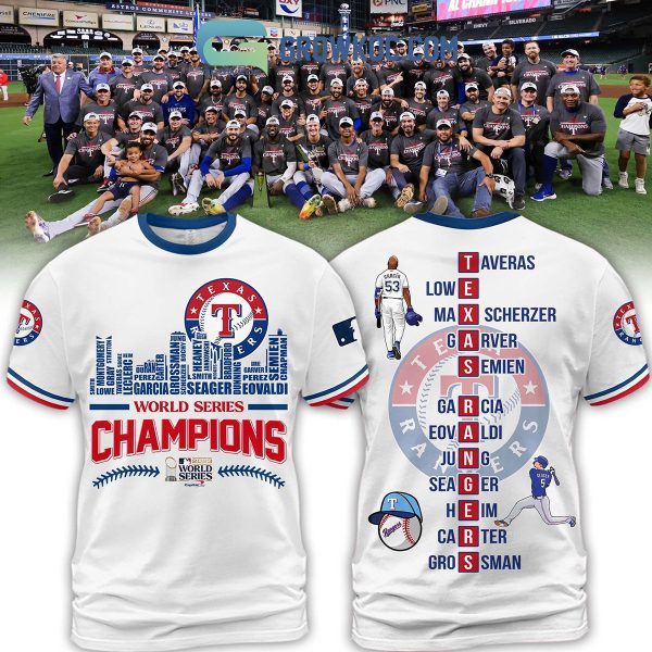 Texas Rangers Champions World Series 2023 Hoodie T Shirt