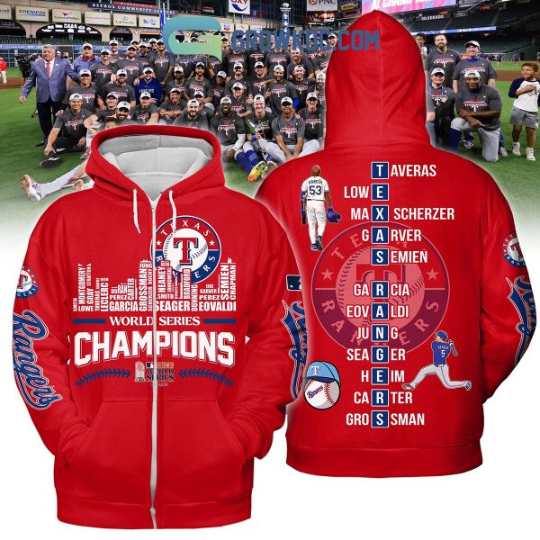 Texas Rangers Champions World Series 2023 Hoodie T Shirt